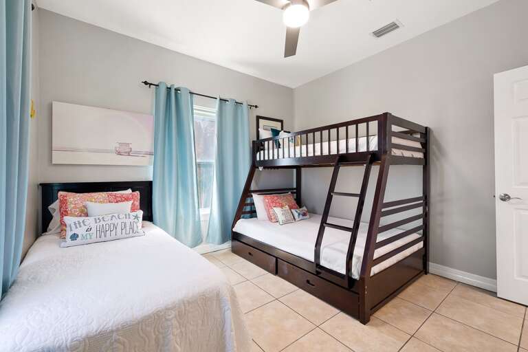 2nd Guest Bedroom will feature a twin bed plus bunk beds with a Twin over Full bed 2nd Guest Bedroom will feature a twin bed plus bunk beds with a Twin over Full bed