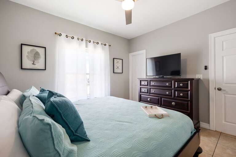 Guest Bedroom features a flat screen TV
