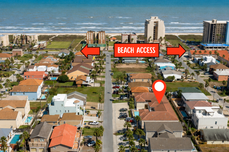 See just how close you are to the beach, with convenient public access only a short walk away.