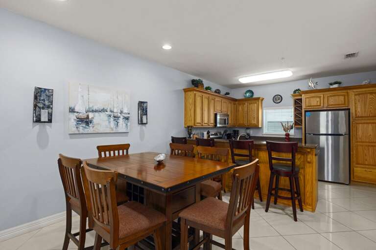 Dining Table comfortably sits 4