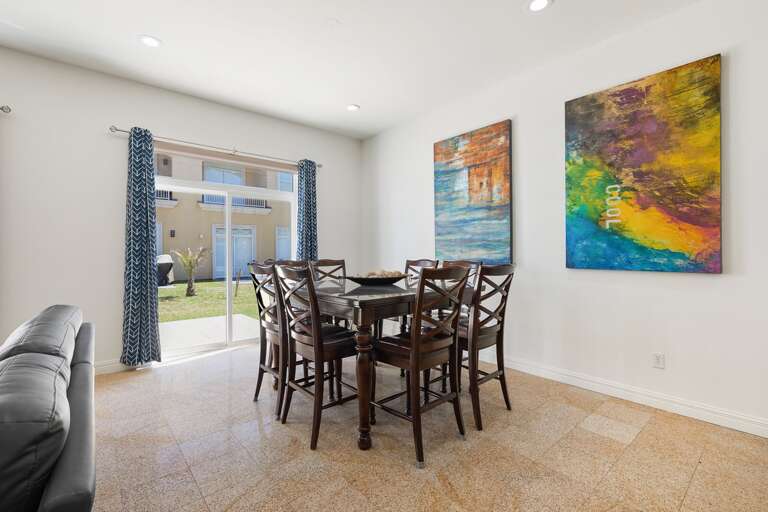 Beautiful 8 high top table