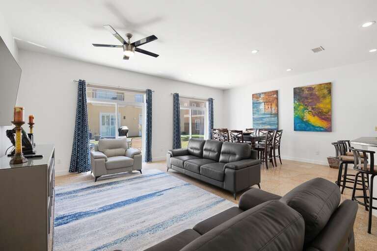 Spacious living area