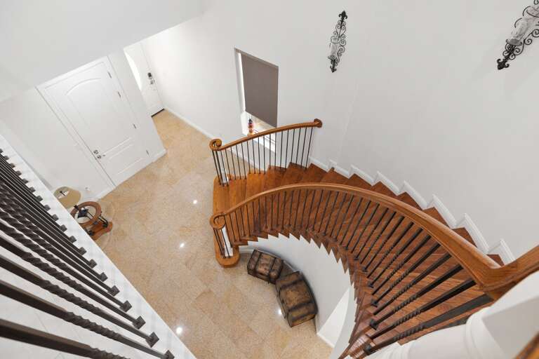 Stairway to second floor