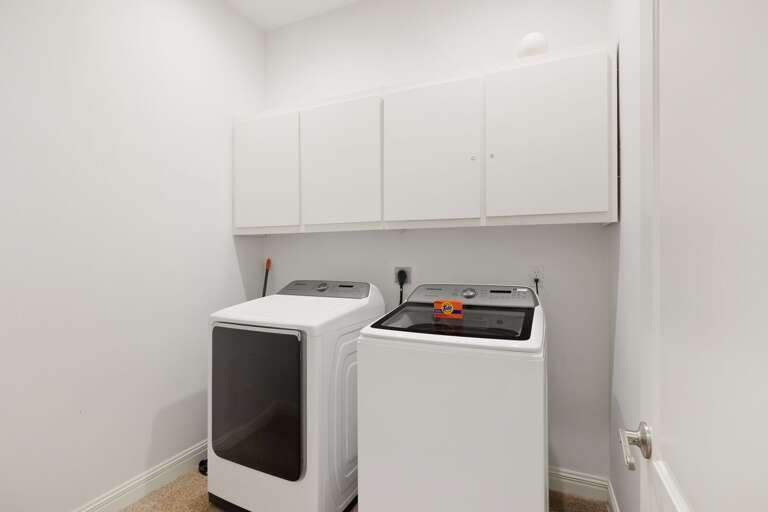 Washer & Dryer on the ground floor