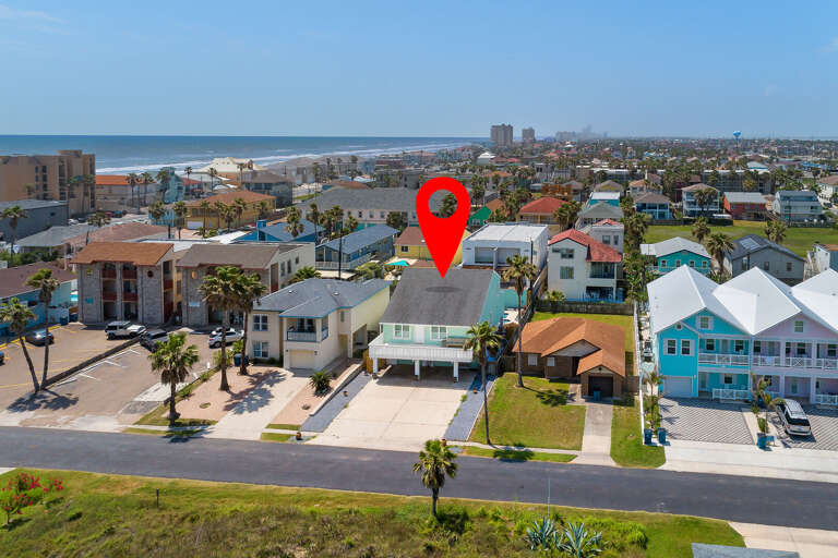 Aerial shot of Seaside Sanctuary.