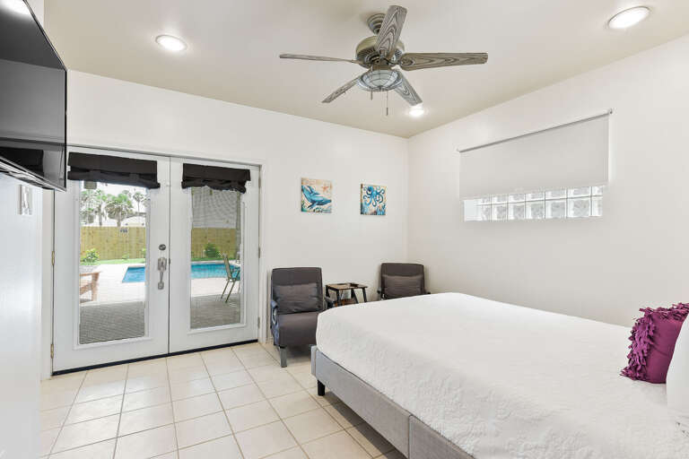 3rd Bedroom also has direct access to the pool and patio area!
