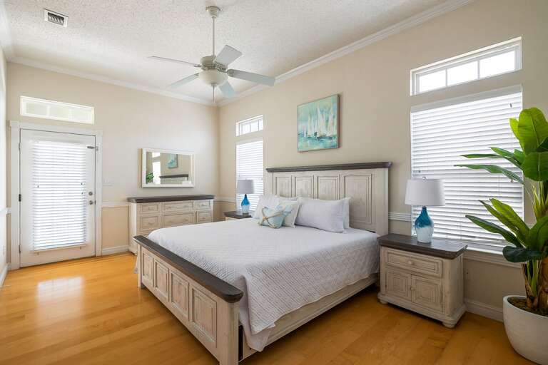 Master bedroom features King Bed located on the 2nd Floor