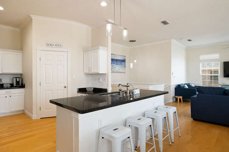 Open concept kitchen located on the 2nd Floor