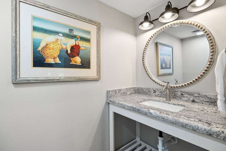 Half Bathroom located on the ground level