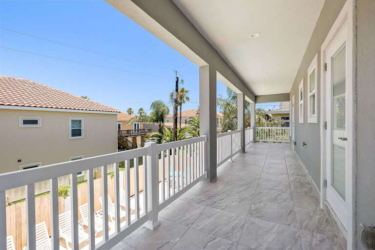 Large Patio facing the pool area!