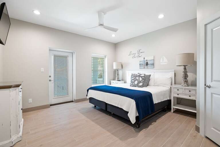 Master Bedroom features King Bed