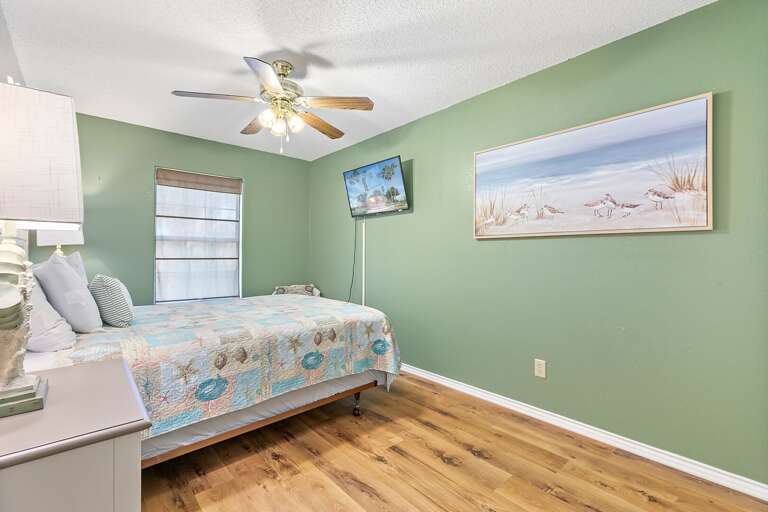 Guest bedroom features a Queen bed located on the 2nd Floor