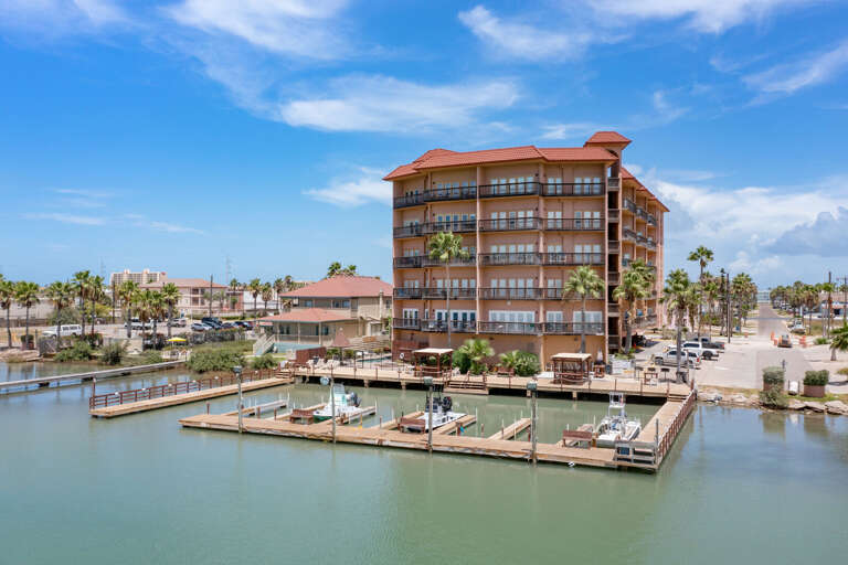 Aerial view of the property