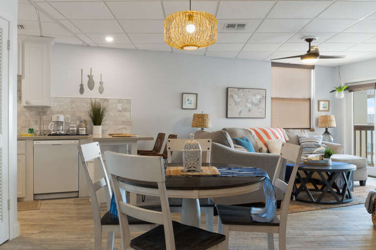 Dining Table sits 4 comfortably