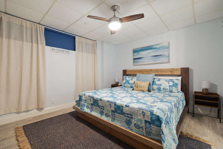 Master Bedroom features a King Bed