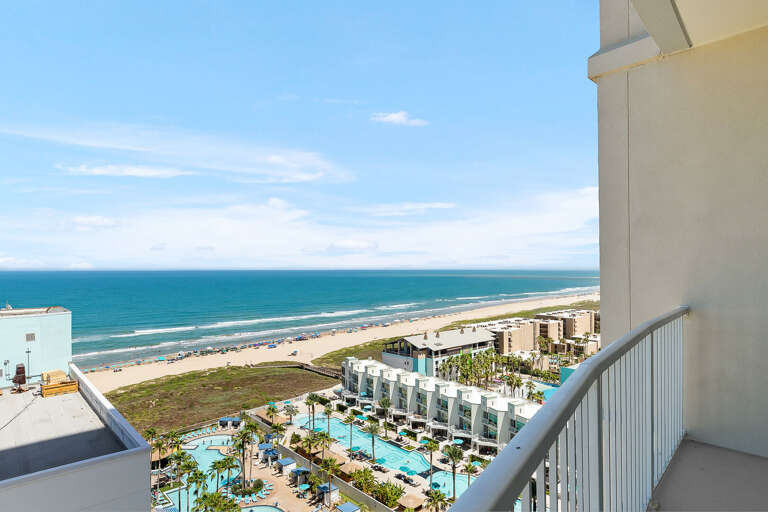 Gorgeous views overlooking the beach!