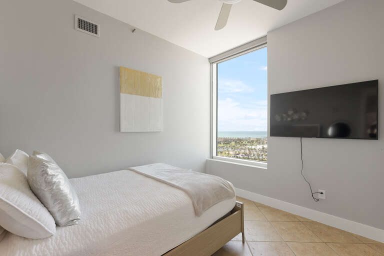 Guest Bedroom is equipped with a Queen Bed