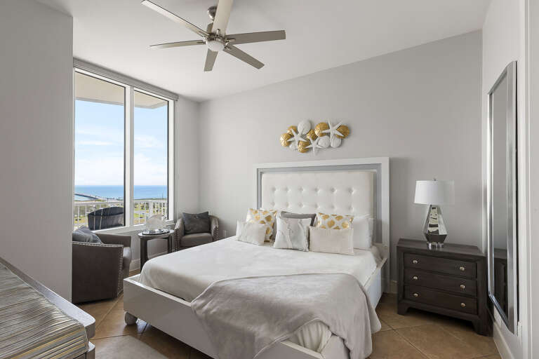 Master Bedroom with views towards the Bay Area