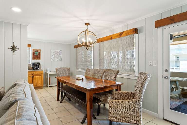 Dining area is located just off the kitchen and living room (2nd floor).