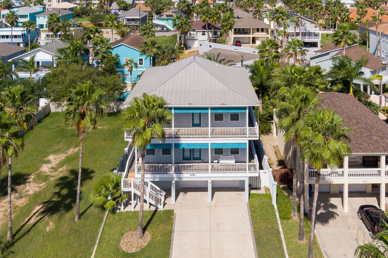 Aerial view of the property