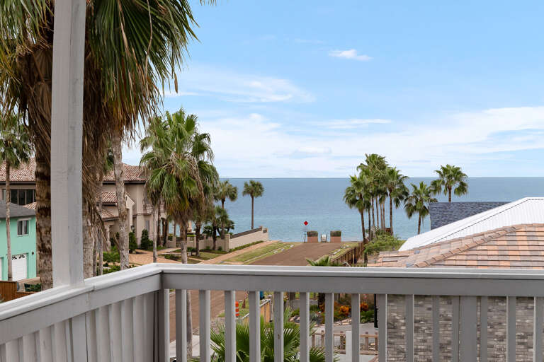 Balcony views of the bay is perfect to catch the sunset!