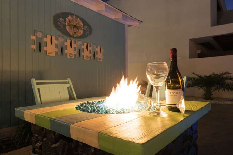 Backyard fireplace! Backyard fireplace!