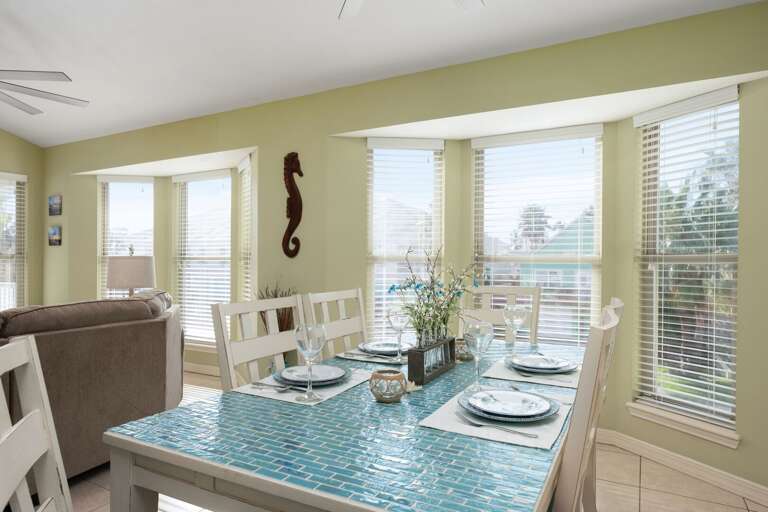 Dining Table sits up to 6 Dining Table sits up to 6