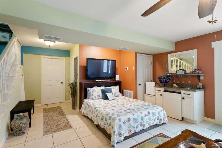 Ground level living area Ground level living area