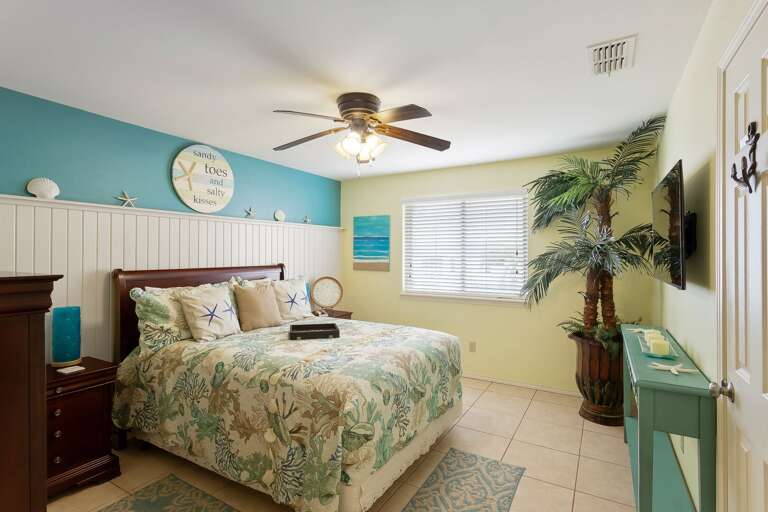 Guest Bedroom located on the 2nd Floor features a Queen Bed