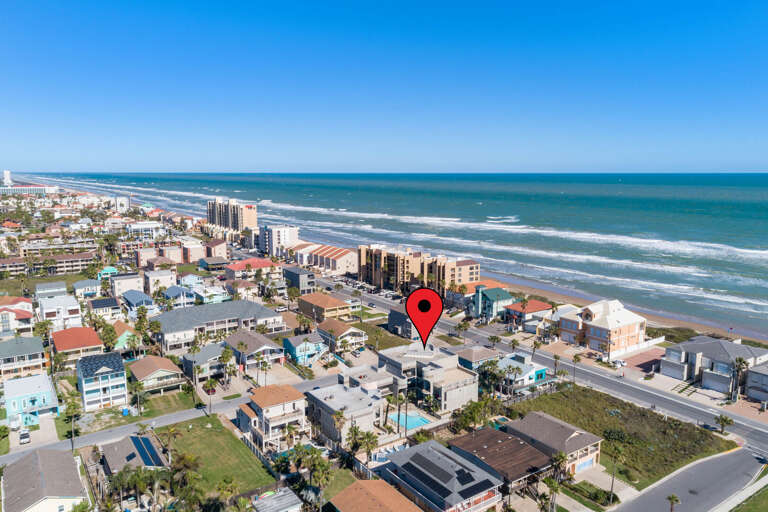 Aerial view of the property with South Padre Island Beach! Aerial view of the property with South Padre Island Beach!