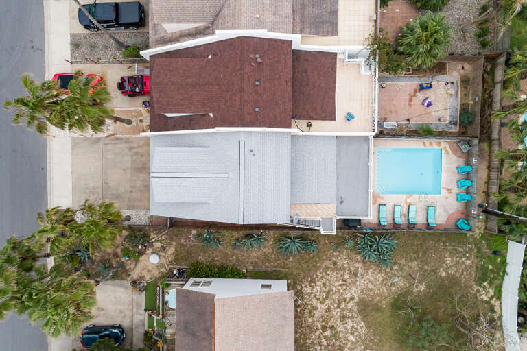 Aerial view of the property!