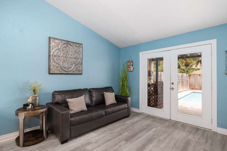 Direct pool access from your living area!
