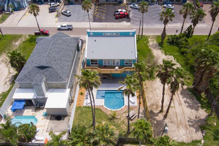Aerial view of Retama Retreat and private pool!