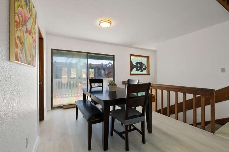 Main dining area located on the 2nd floor, just off the living room and kitchen.