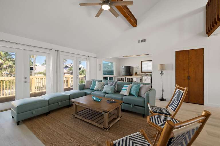 Main living area on the 2nd floor provides ample seating for you and your family or friends!