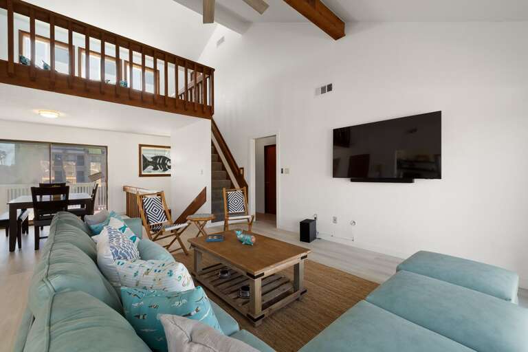 The main room features a flat screen TV (2nd floor)