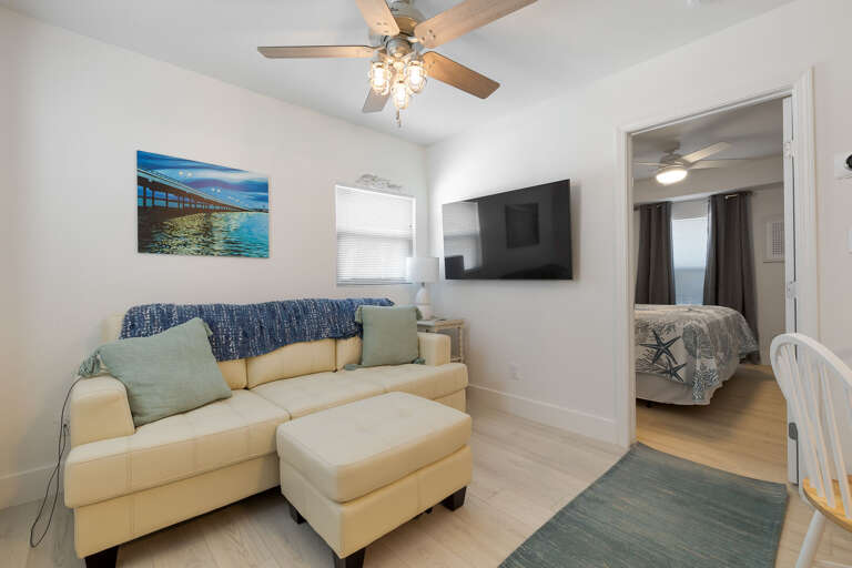 1st of 2 units located on the 1st Floor Living Area features a Sofa Sleeper