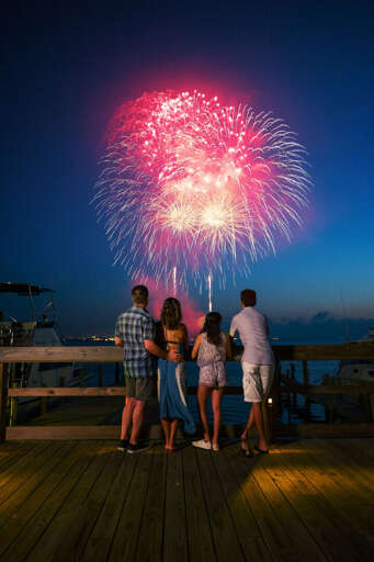 To end your day, you can watch fireworks reflect off the Laguna Madre or the Gulf of Mexico!