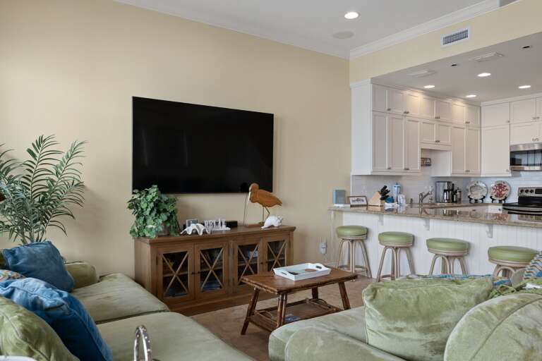 Living Room with Smart TV