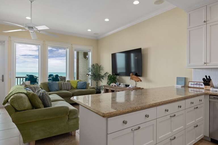 Open-Concept Living Room & Kitchen