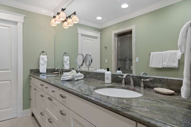 Primary En-Suite with Bayside Balcony (2nd Floor)