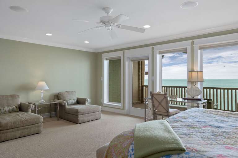 Primary Suite with Bayside Balcony (2nd Floor)