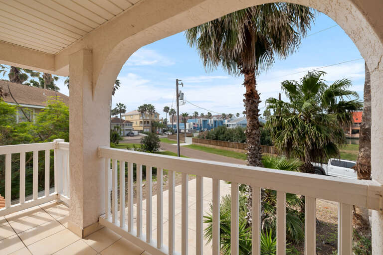 2nd Floor balcony area accessible from the master bedroom