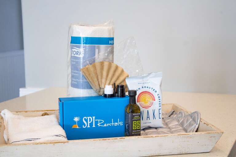 Complimentary welcome amenities to help you settle in and start relaxing.