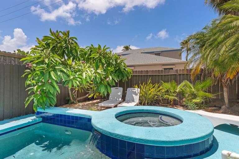 Sit back and enjoy the South Padre Island climate by the pool area