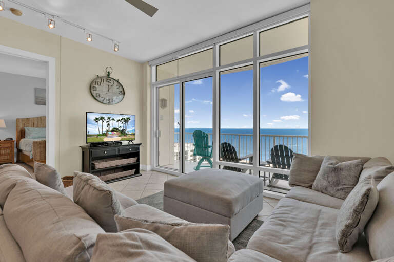 Gorgeous views towards the beach