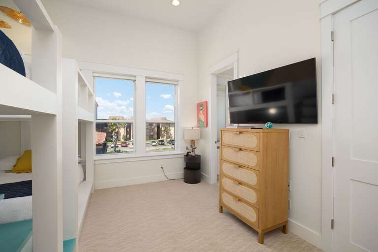 5th Guest Bedroom features a Flat Screen TV