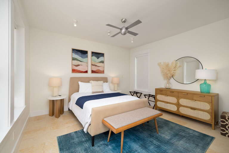 6th Guest Bedroom with private entrance located on the ground Floor