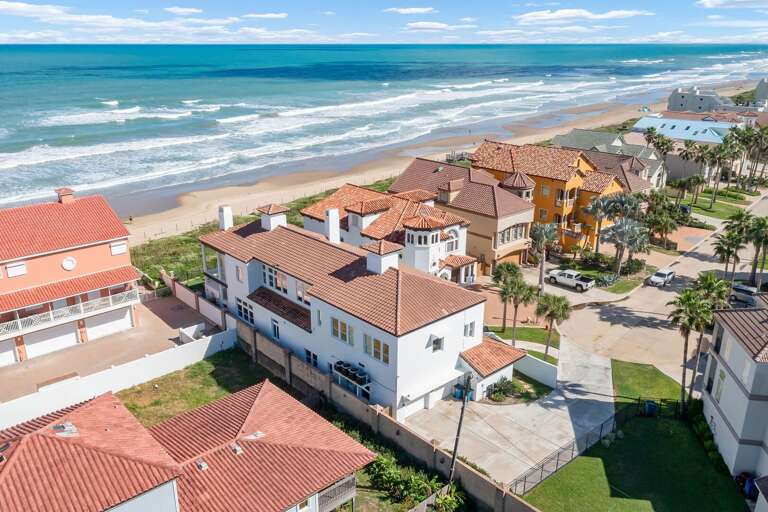 Aerial view of the property