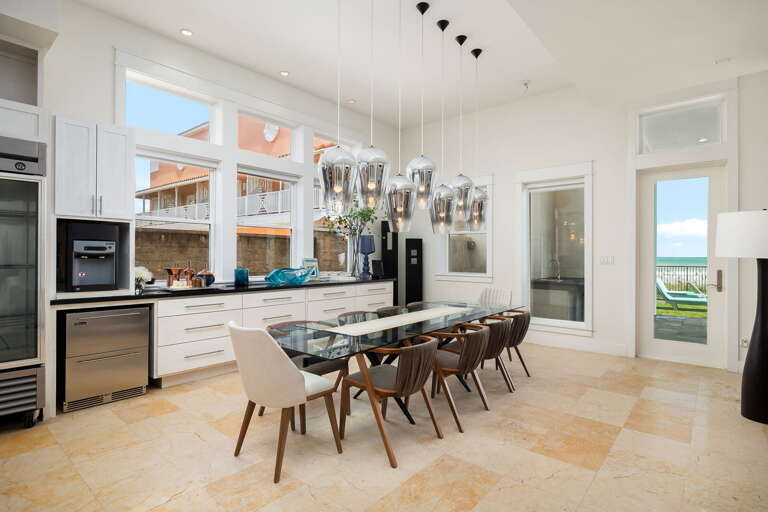 Dining Table can accommodate up to 10 guests